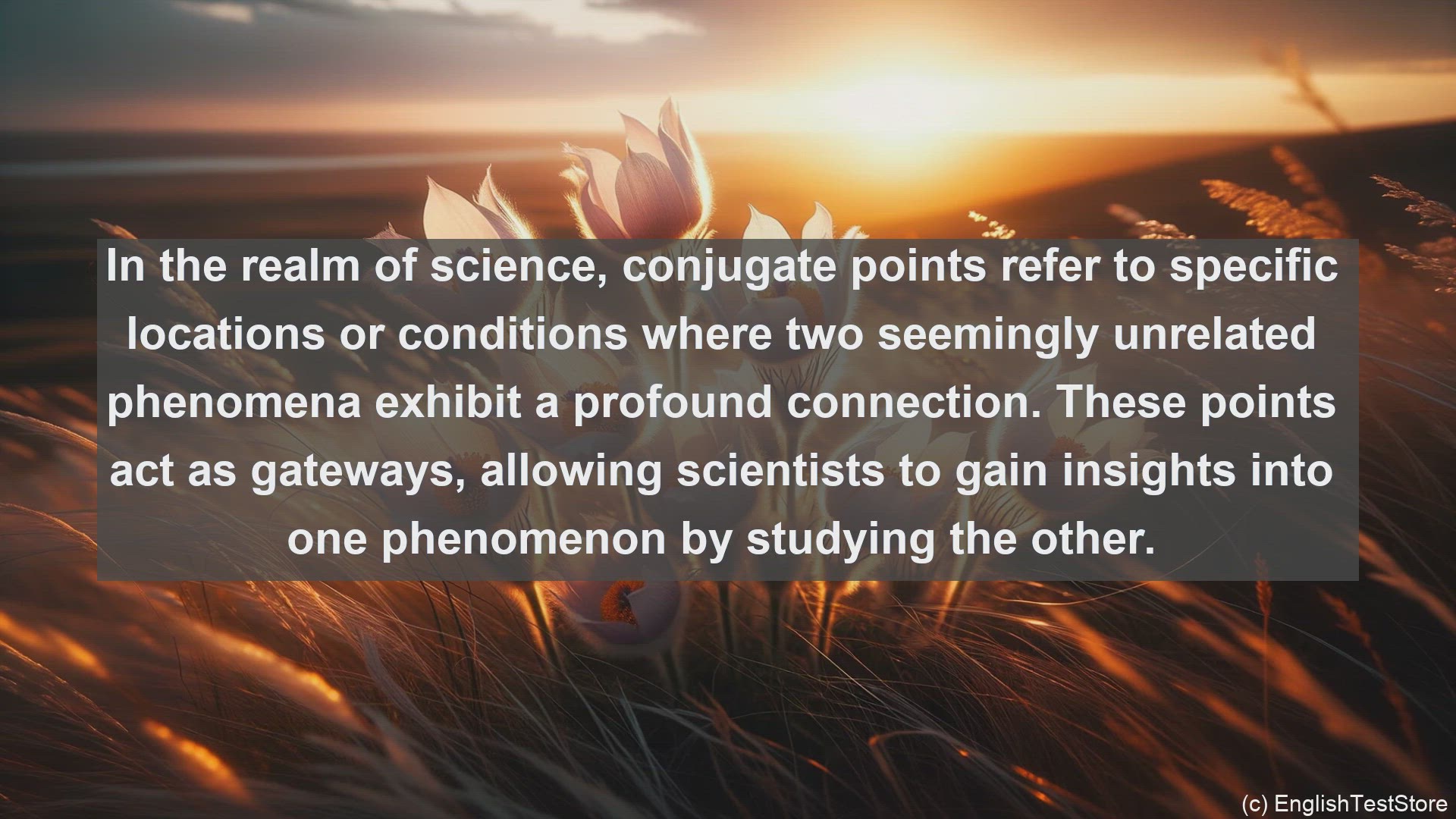 'Video thumbnail for Conjugate points in science  definition and examples'