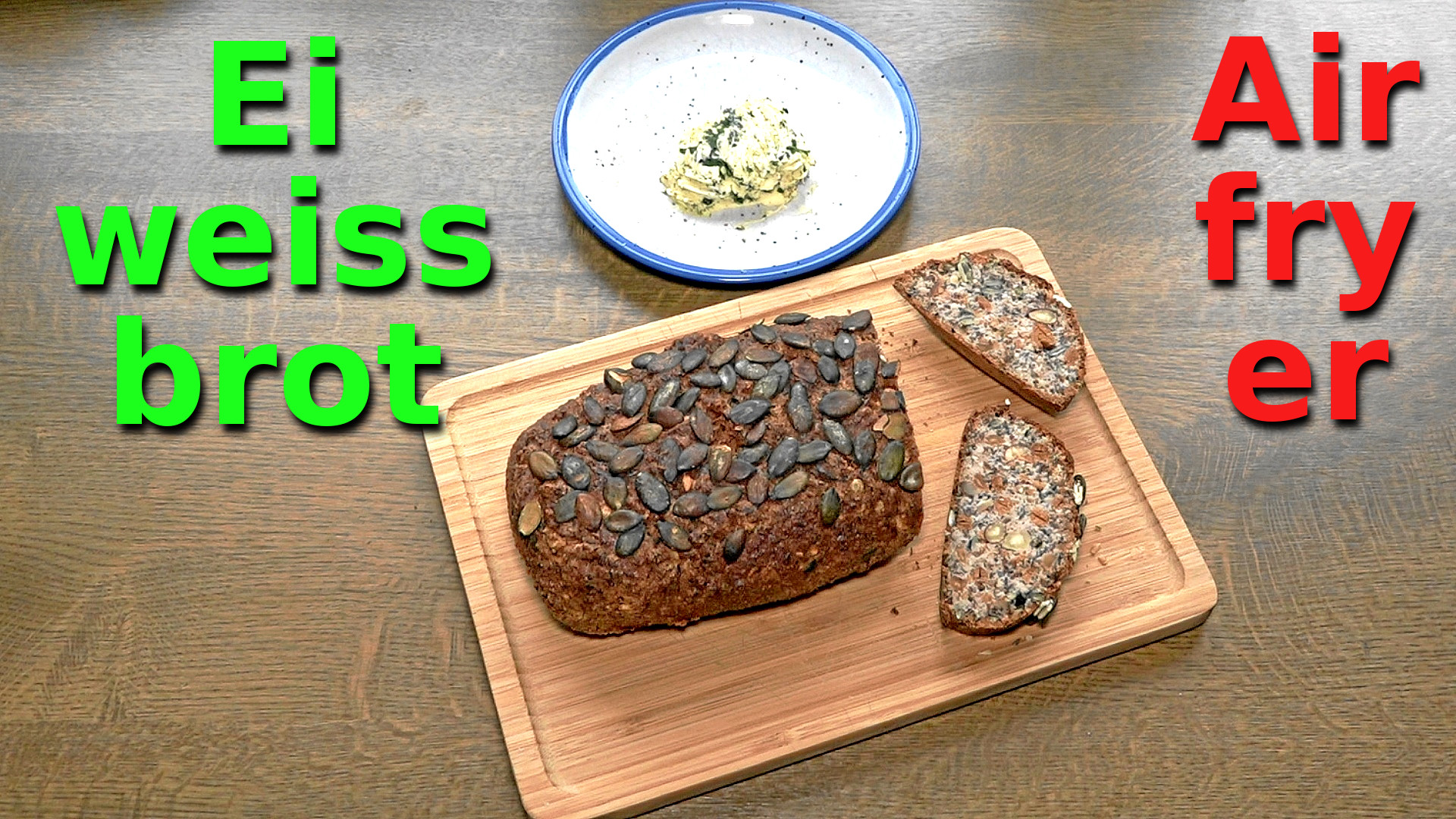 Video thumbnail for Eiweissbrot im Airfryer