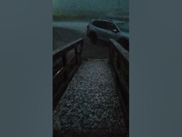 Video thumbnail for HAILING IN ROCKY BOY INDIAN RESERVATION 6-9-21