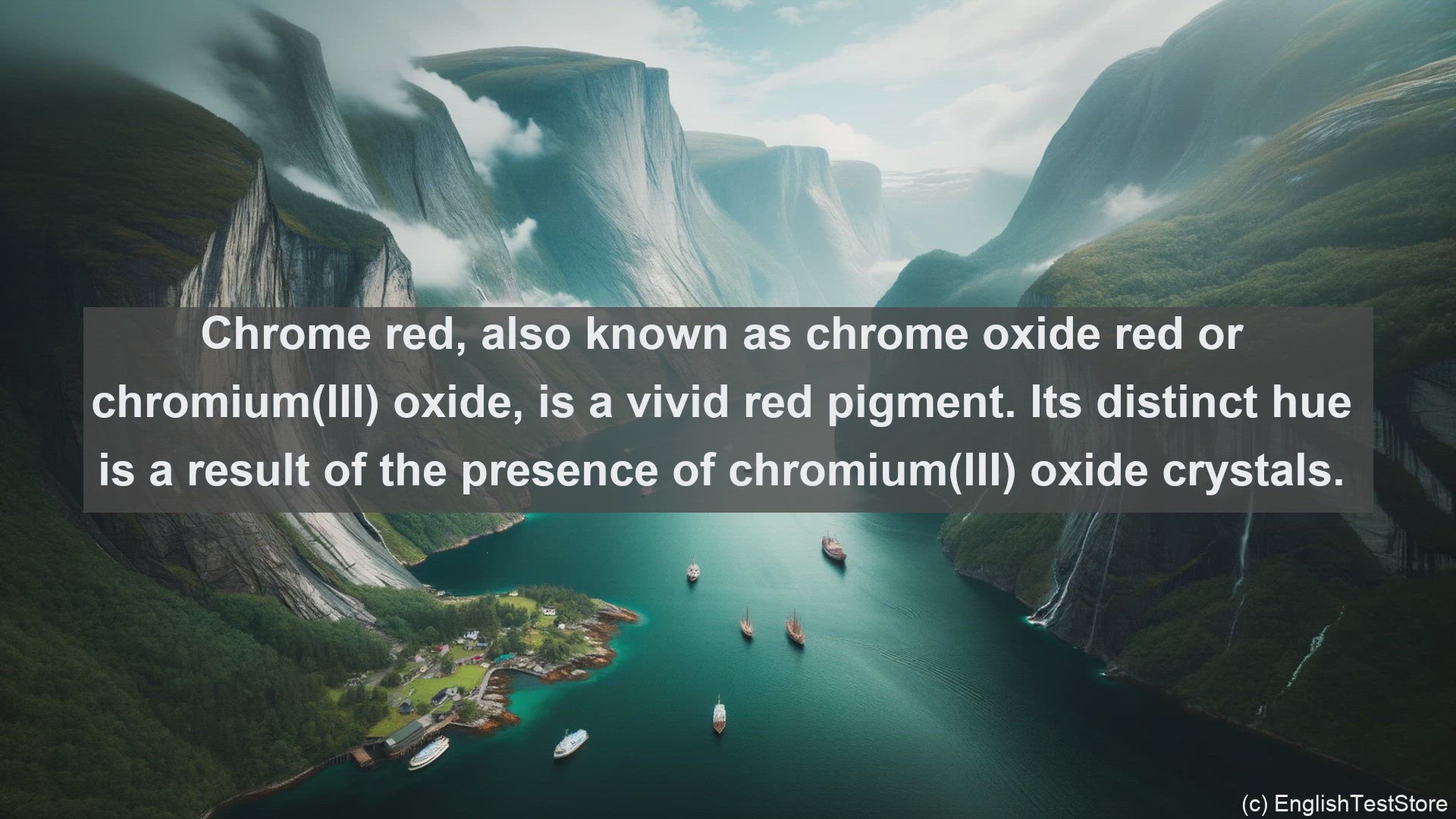 'Video thumbnail for Chrome red in science  definition and examples'