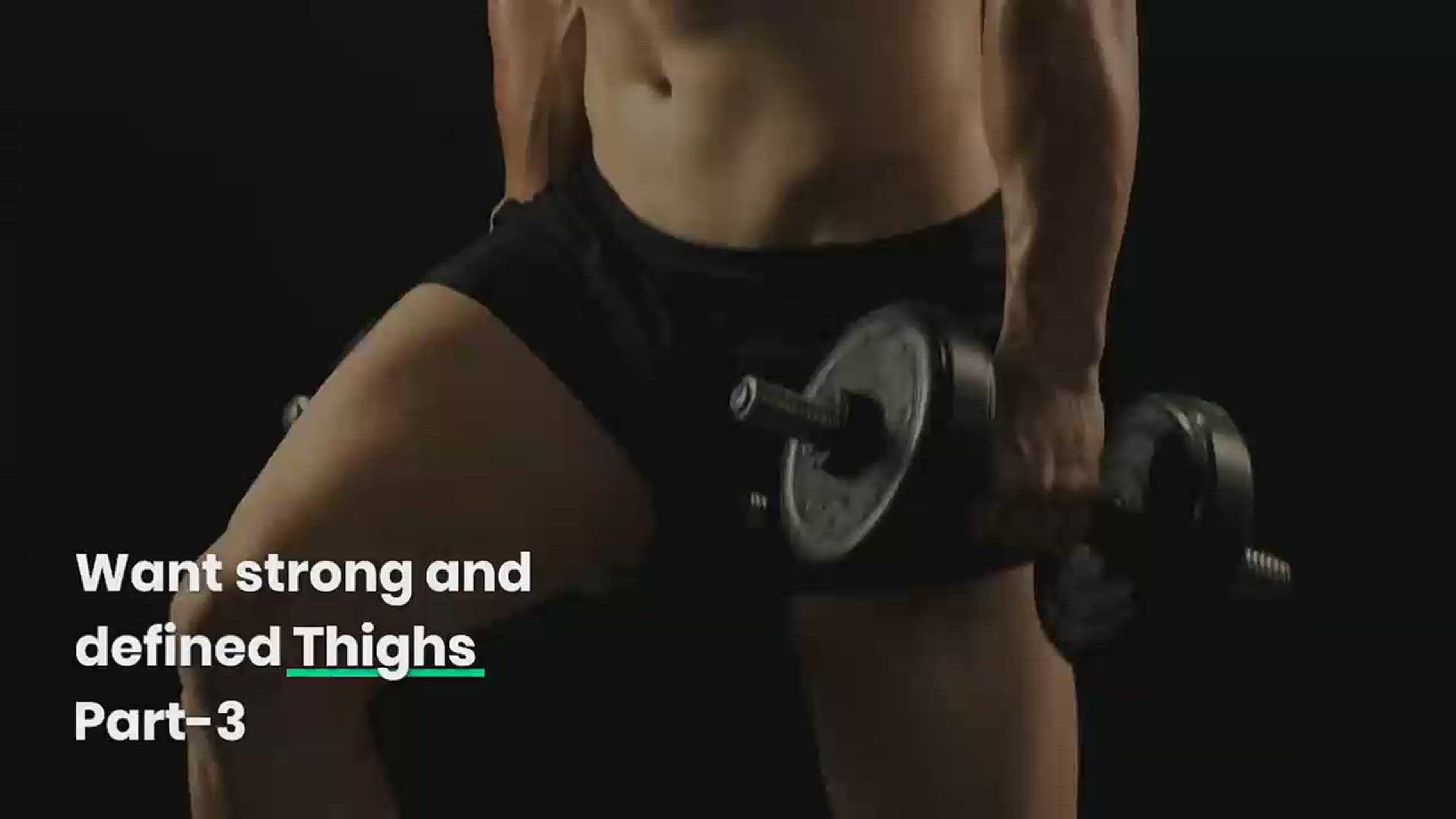 'Video thumbnail for Top 3 exercises to build your thighs | Part 3'