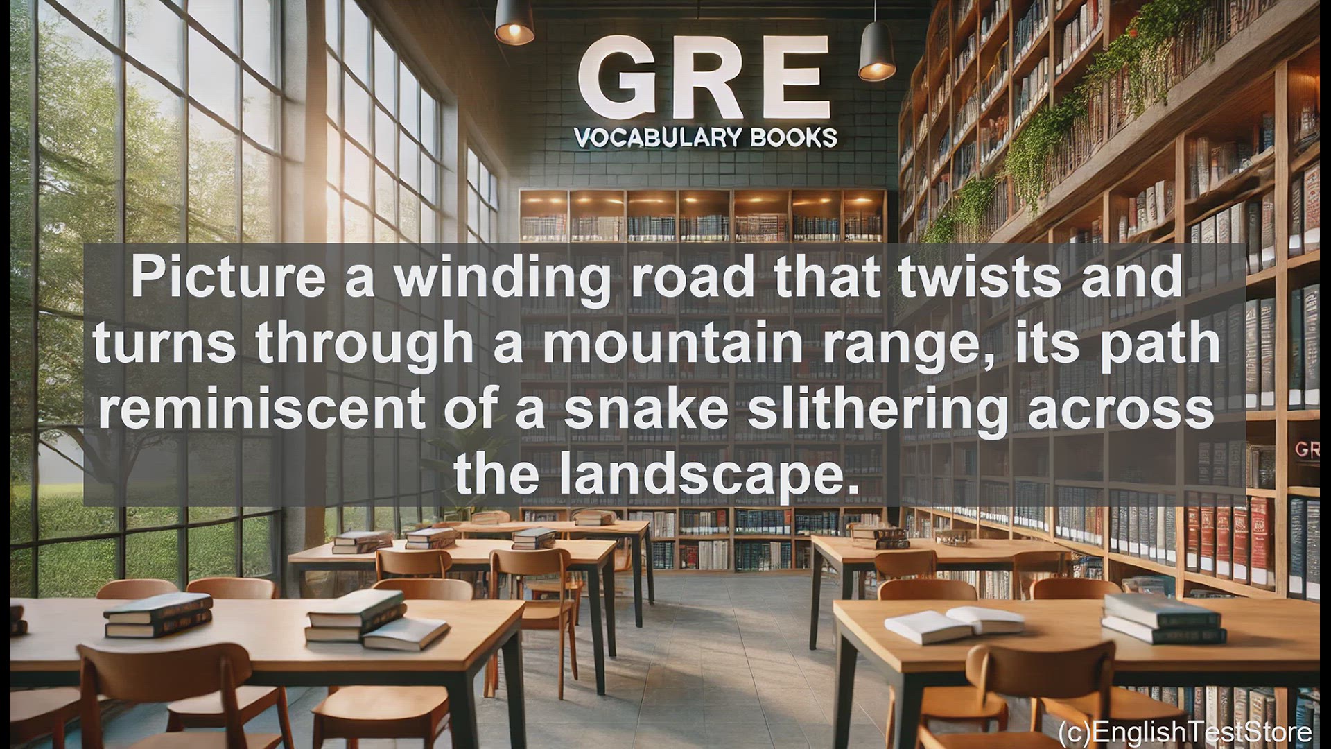 'Video thumbnail for GRE Vocabulary Lesson: Serpentine - Winding Paths and Subtle Complexities'
