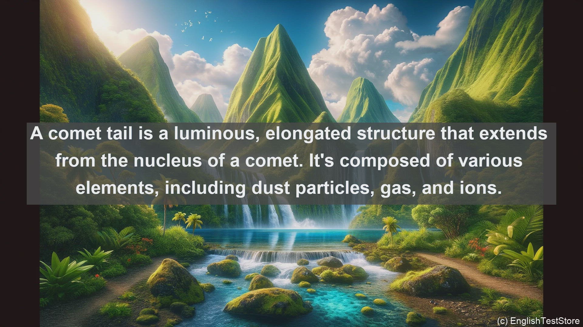 'Video thumbnail for Comet tail in science  definition and examples'