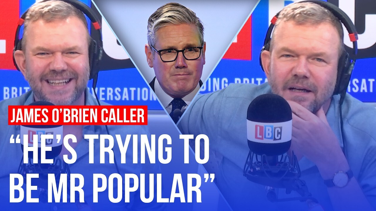 'Video thumbnail for LBC caller's bizarre Keir Starmer comparison'