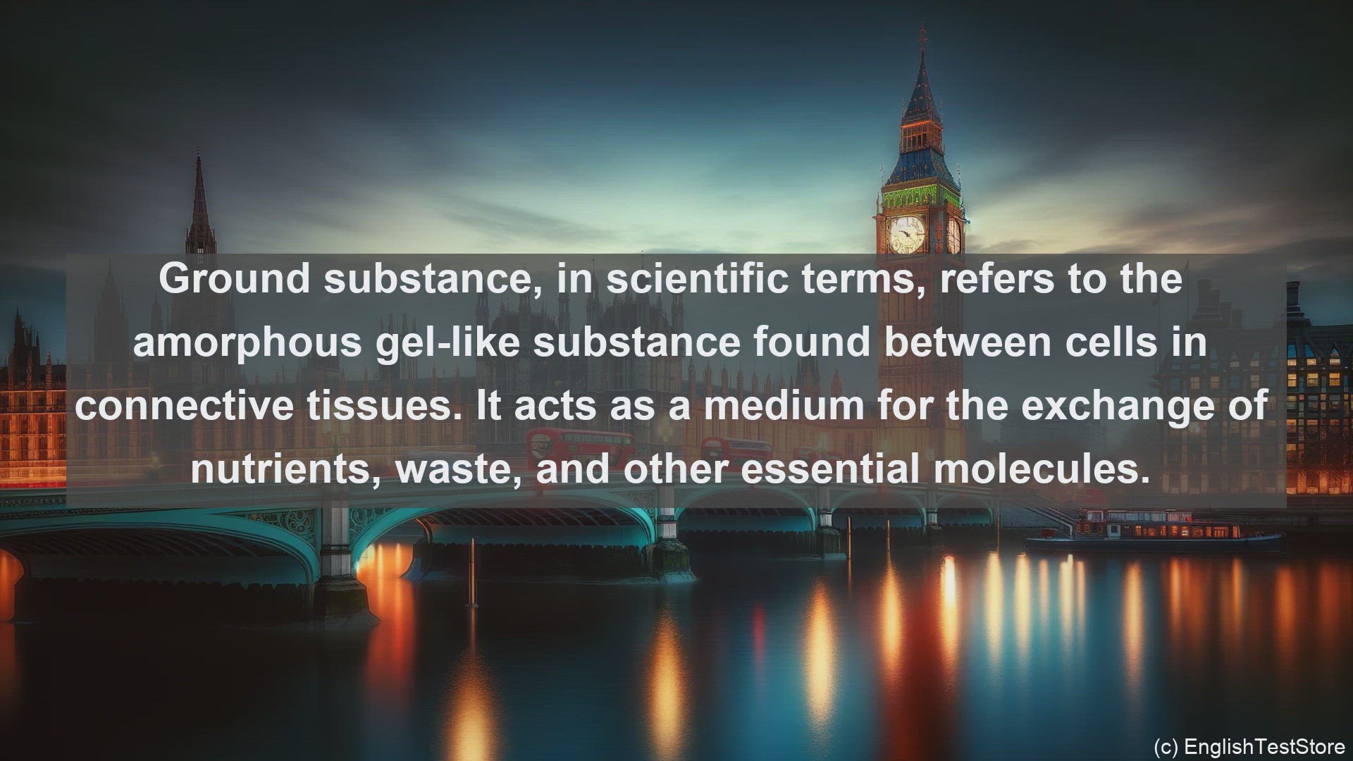 'Video thumbnail for Ground substance in science  definition and examples'