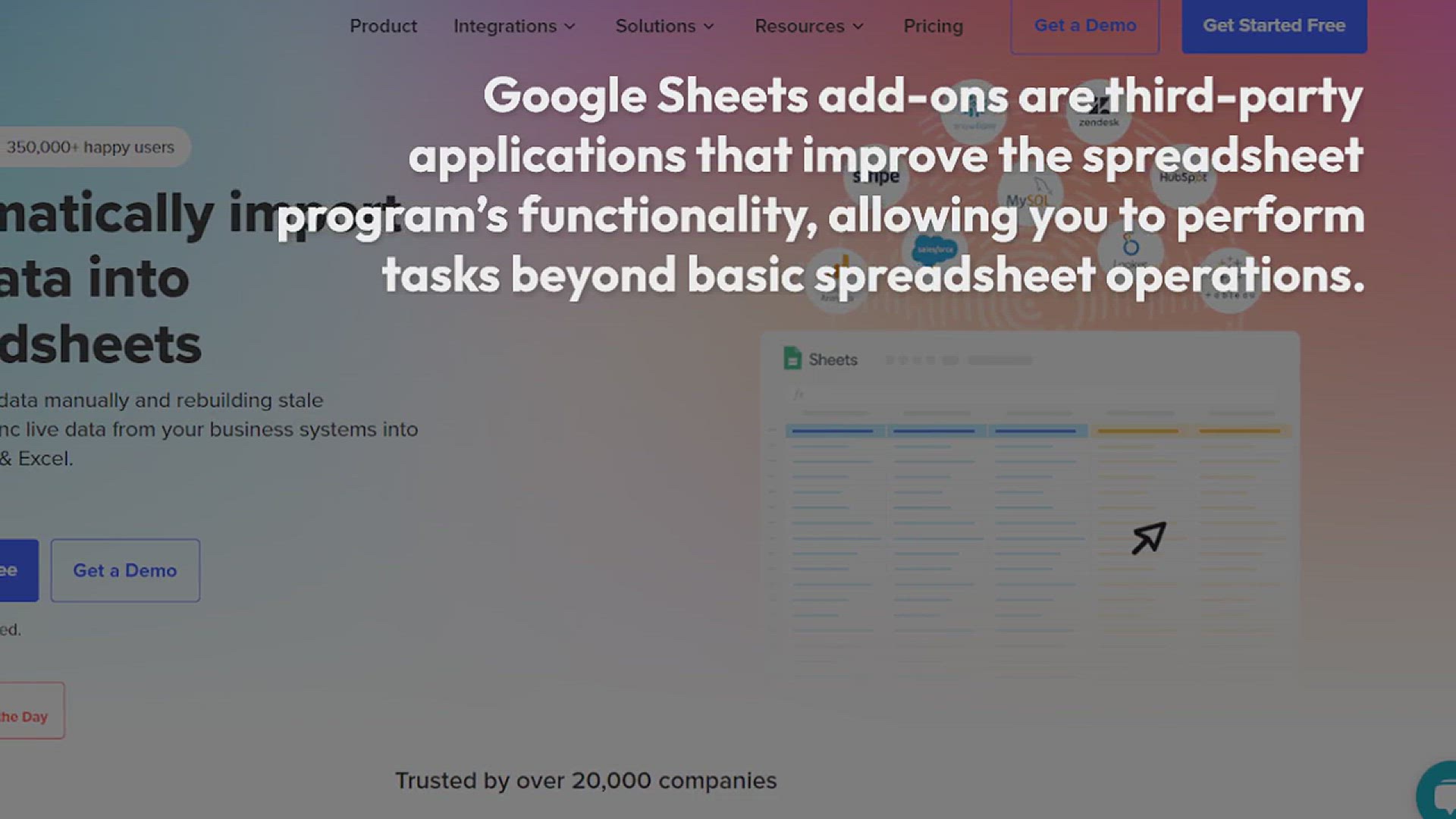 'Video thumbnail for 10 AI-Powered Add-Ons for Google Sheets'