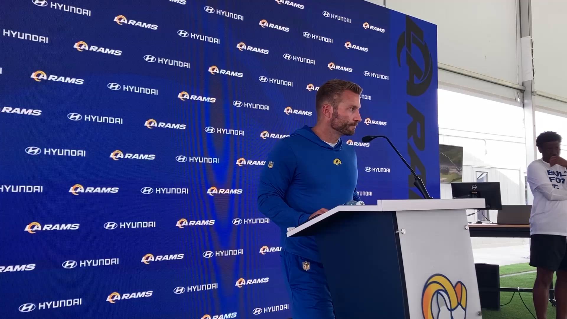 Video thumbnail for Los Angeles Rams HC Sean McVay on Improving, Avoiding Slow Starts