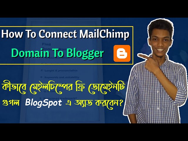 'Video thumbnail for How To Add MailChimp Free Domain To Blogger'