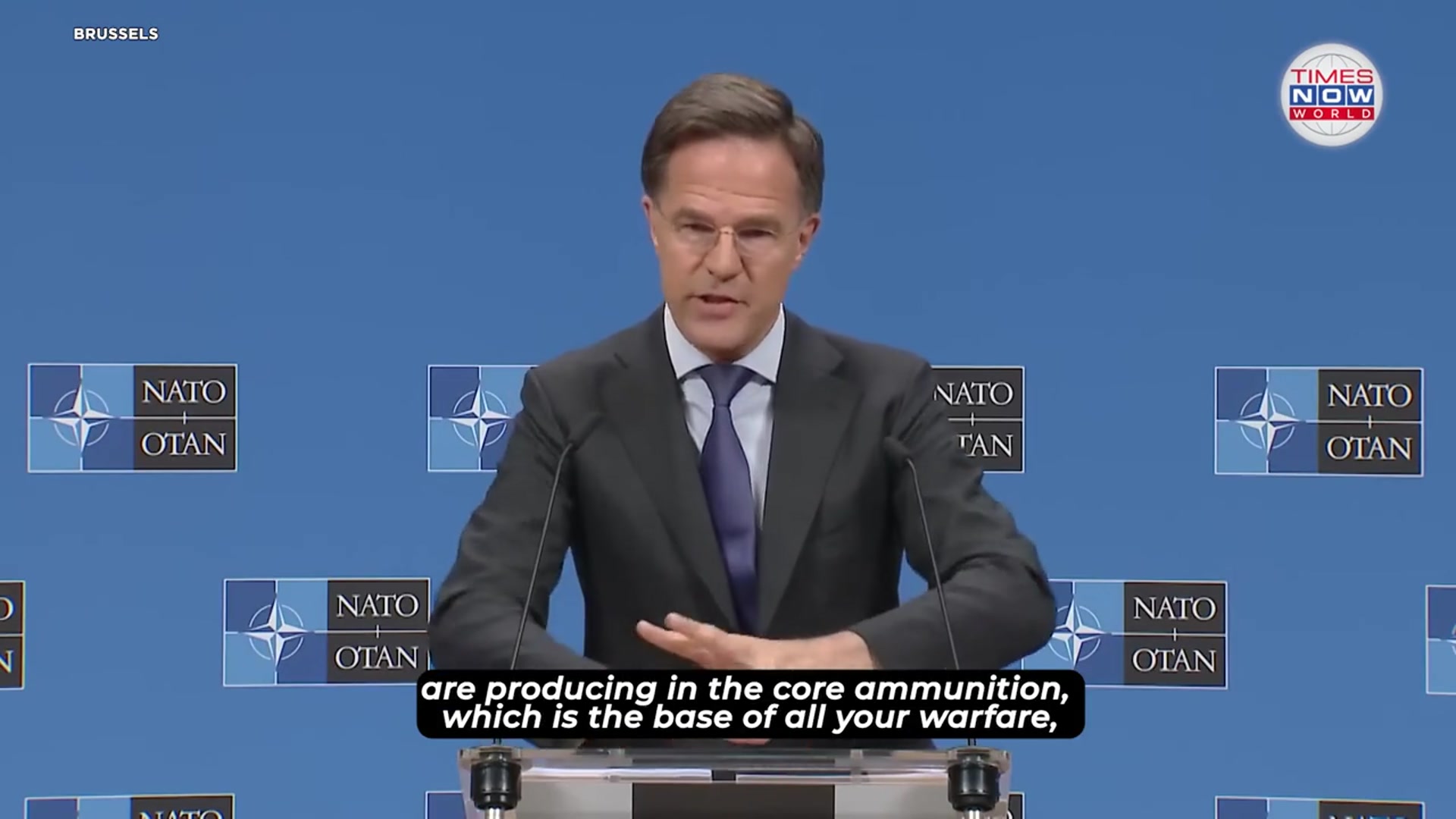 'Video thumbnail for NATO's Rutte Pushes for Major Defense Spending Surge to Counter Russia | Times Now World'