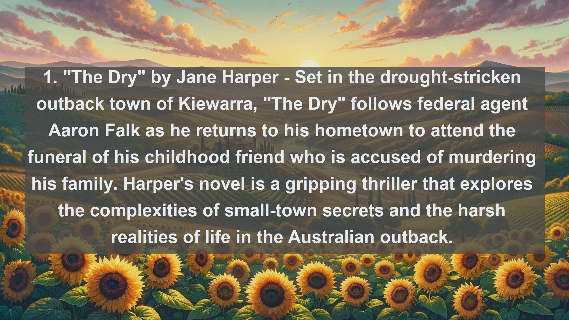 'Video thumbnail for Top 10 Australian Outback Thrillers'