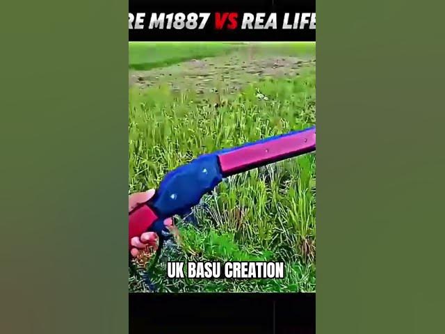 Video thumbnail for #FreeFireVsRealLife#M1887Comparison#FreeFireM1887#M1887Test#GamingExperiment#viral #shorts