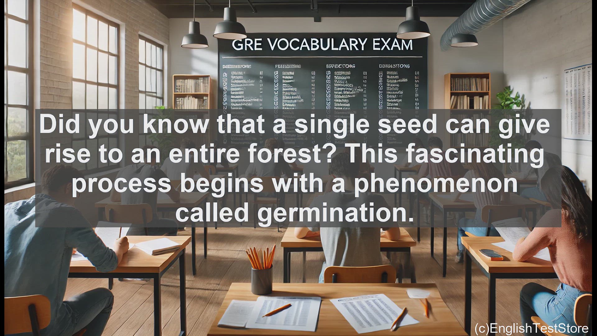'Video thumbnail for GRE Vocabulary Lesson: The Fascinating Process of Germination'