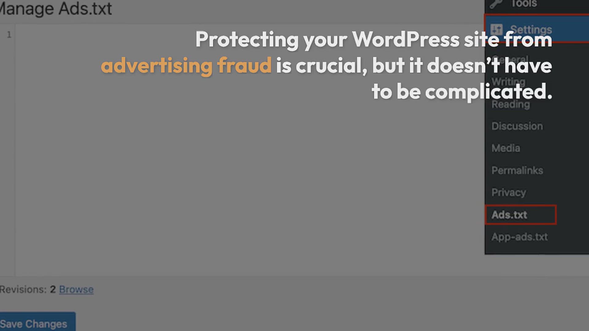 'Video thumbnail for How to Create and Manage Ads.txt Files in WordPress'