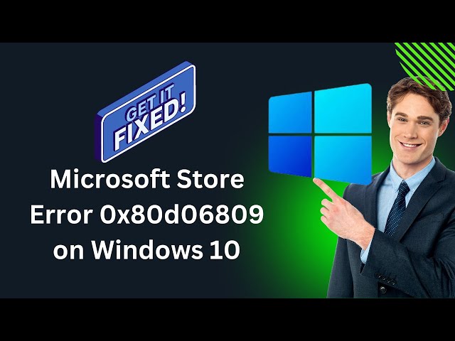 'Video thumbnail for How to Fix Microsoft Store Error 0x80d06809 on Windows 10 | GearUpWindows Tutorial'