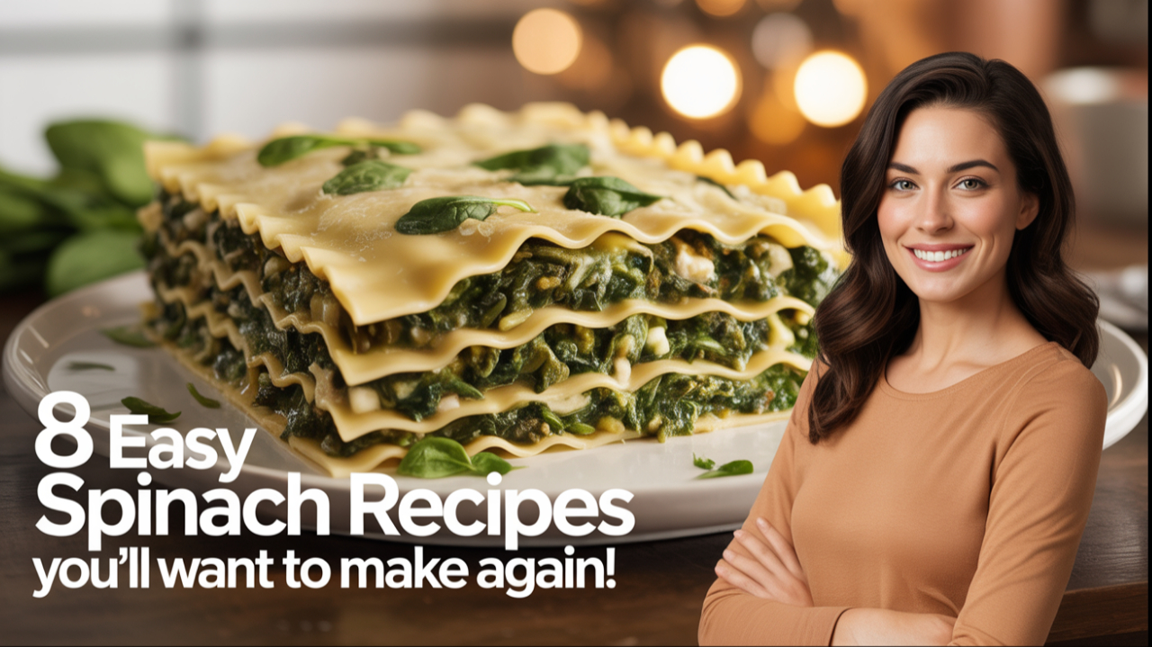 Video thumbnail for 8 Easy Spinach Recipes You’ll Want to Make Again!