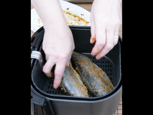 'Video thumbnail for Pește gătit PERFECT la air fryer #bucatearomate #reteteairfryer #retetepeste'