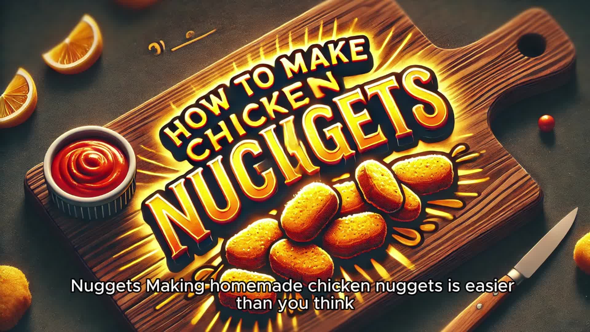 Video thumbnail for How to Make Chicken Nuggets