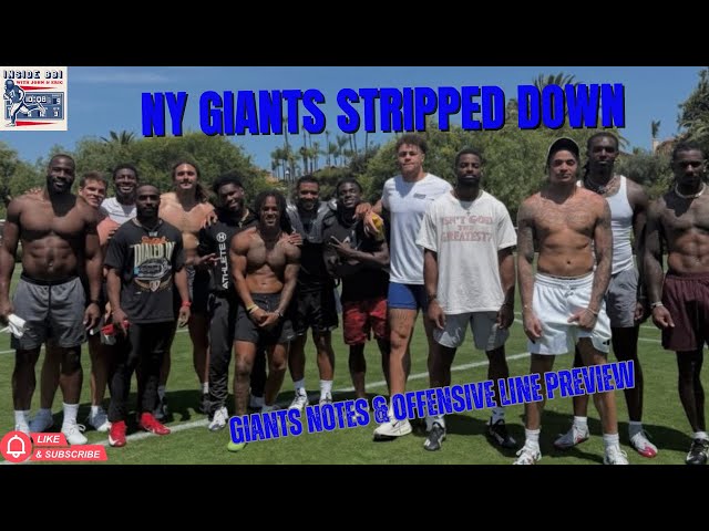 Video thumbnail for Giants Stripped Down - Offensive Line Preview #football #sports #nfl