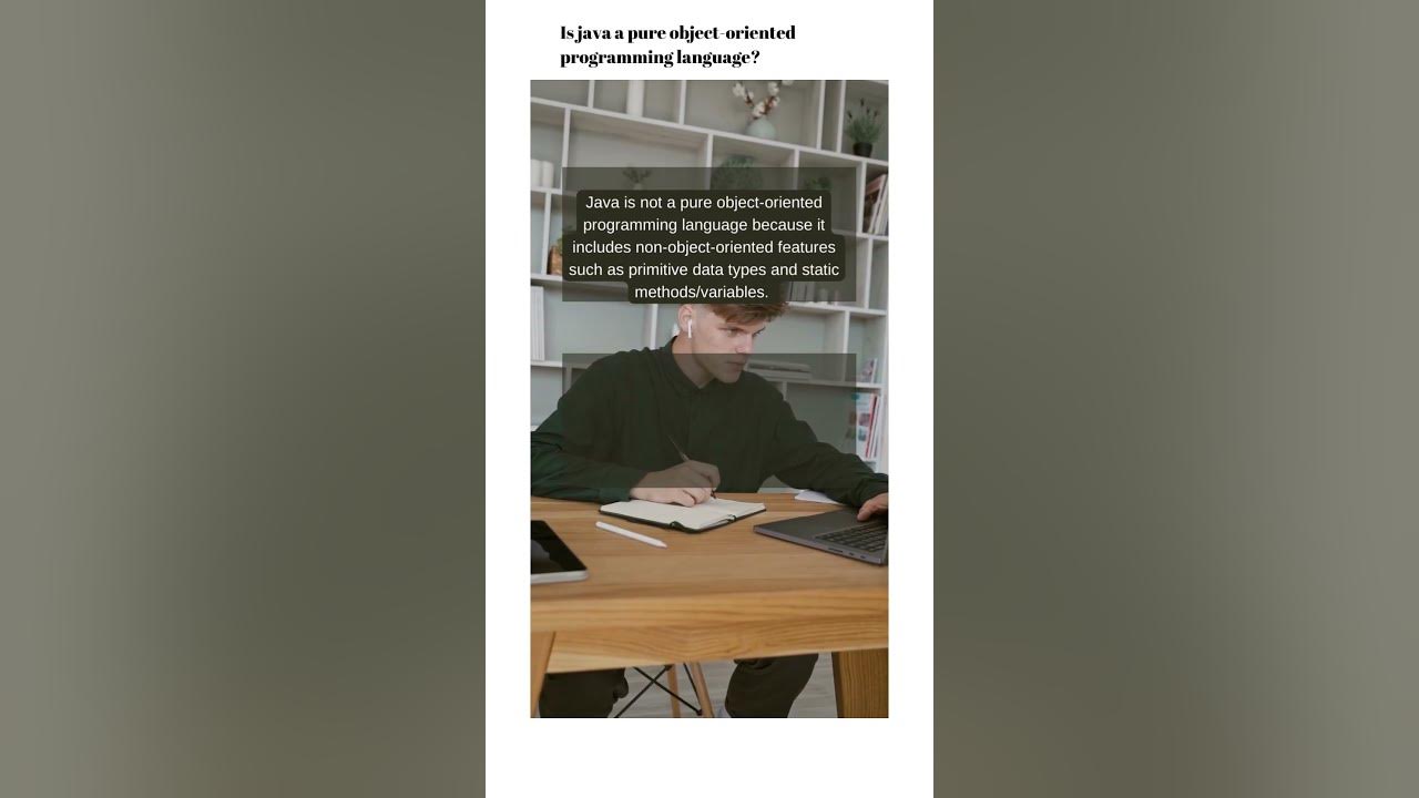 Video thumbnail for Is Java a Pure Object Oriented Language Explained Simply