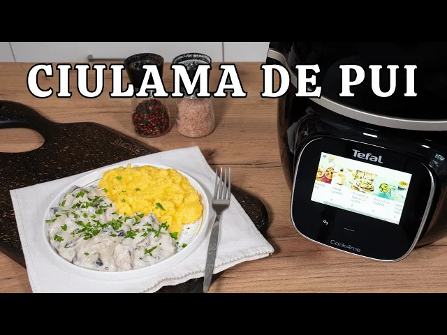 'Video thumbnail for Ciulama de pui și ciuperci gătită RAPID la Tefal Cook4Me Touch cu conexiune WiFi (review)'
