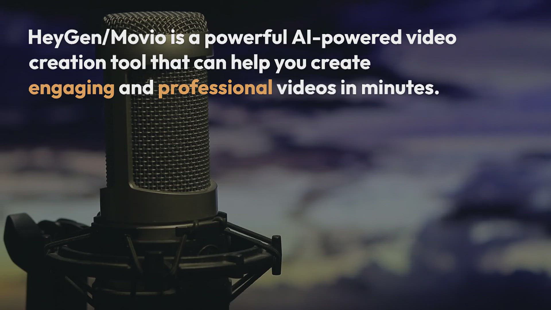 'Video thumbnail for HeyGen/Movio: Create engaging videos 10X faster with AI'