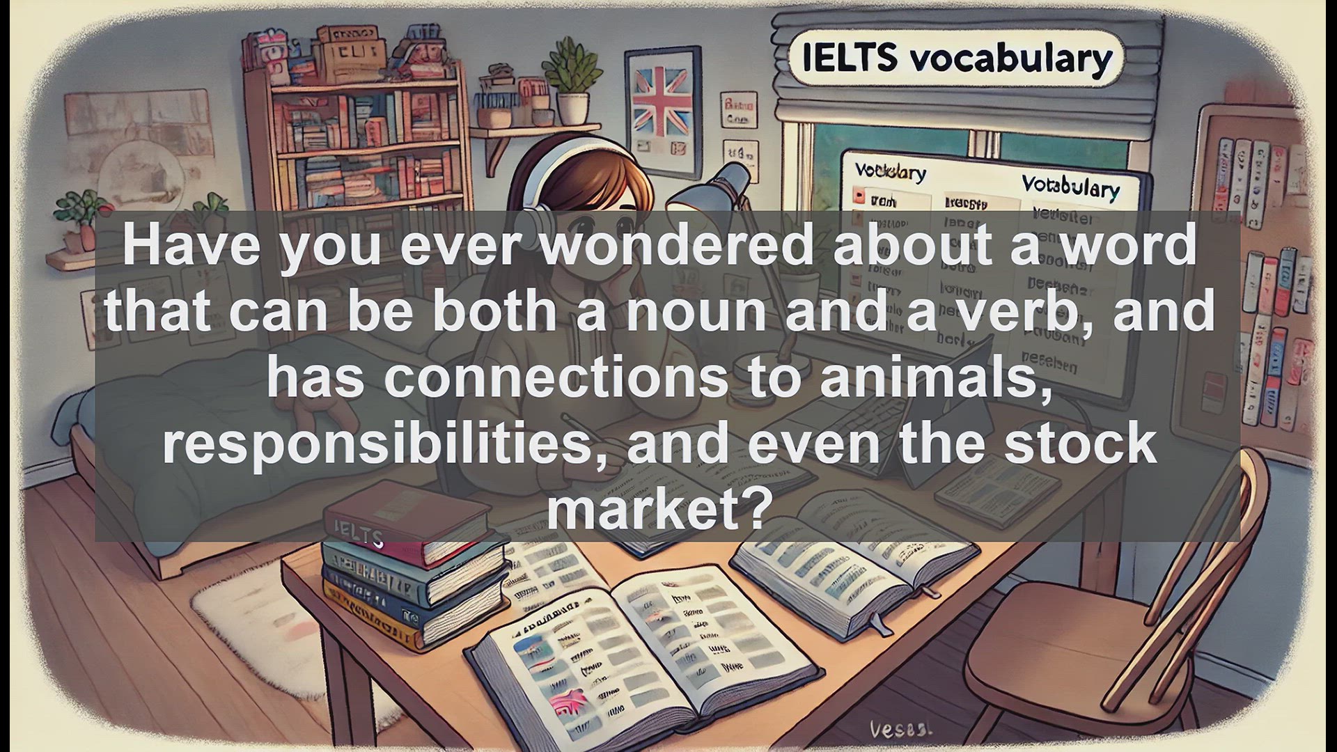 'Video thumbnail for 2500 Must Know IELTS 5.5 Vocabulary - Mastering the Word 'Bear': Essential IELTS Vocabulary'