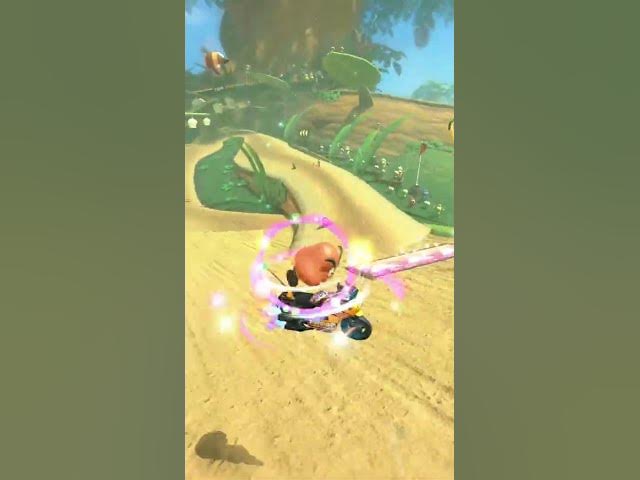 Video thumbnail for Golden Mushroom took me from 11th to 2 place #mariokart #mariokartworld #racing