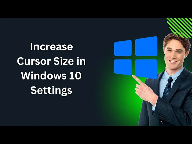 'Video thumbnail for How to Increase Cursor Size in Windows 10 Settings | GearUpWindows Tutorial'
