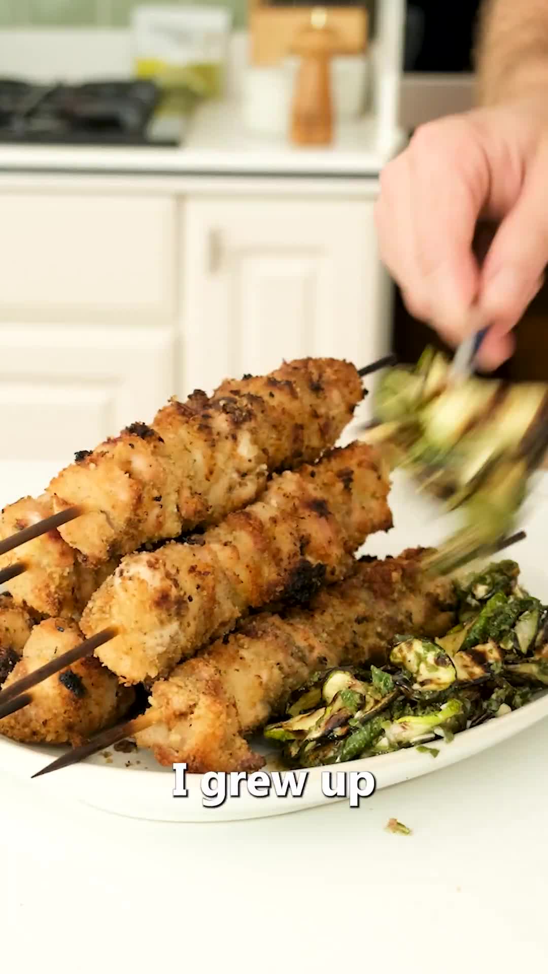 Video thumbnail for Chicken Spiedini with Zucchini & Potato | Crispy Italian Skewers + Veggie Sides ππ₯π₯