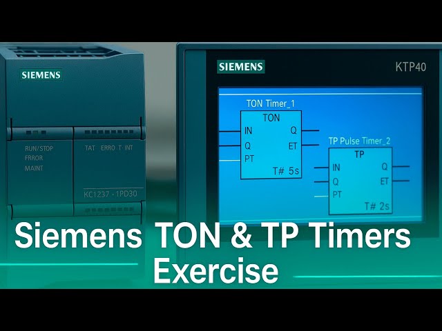 Video thumbnail for Siemens TON and TP Timers Exercise