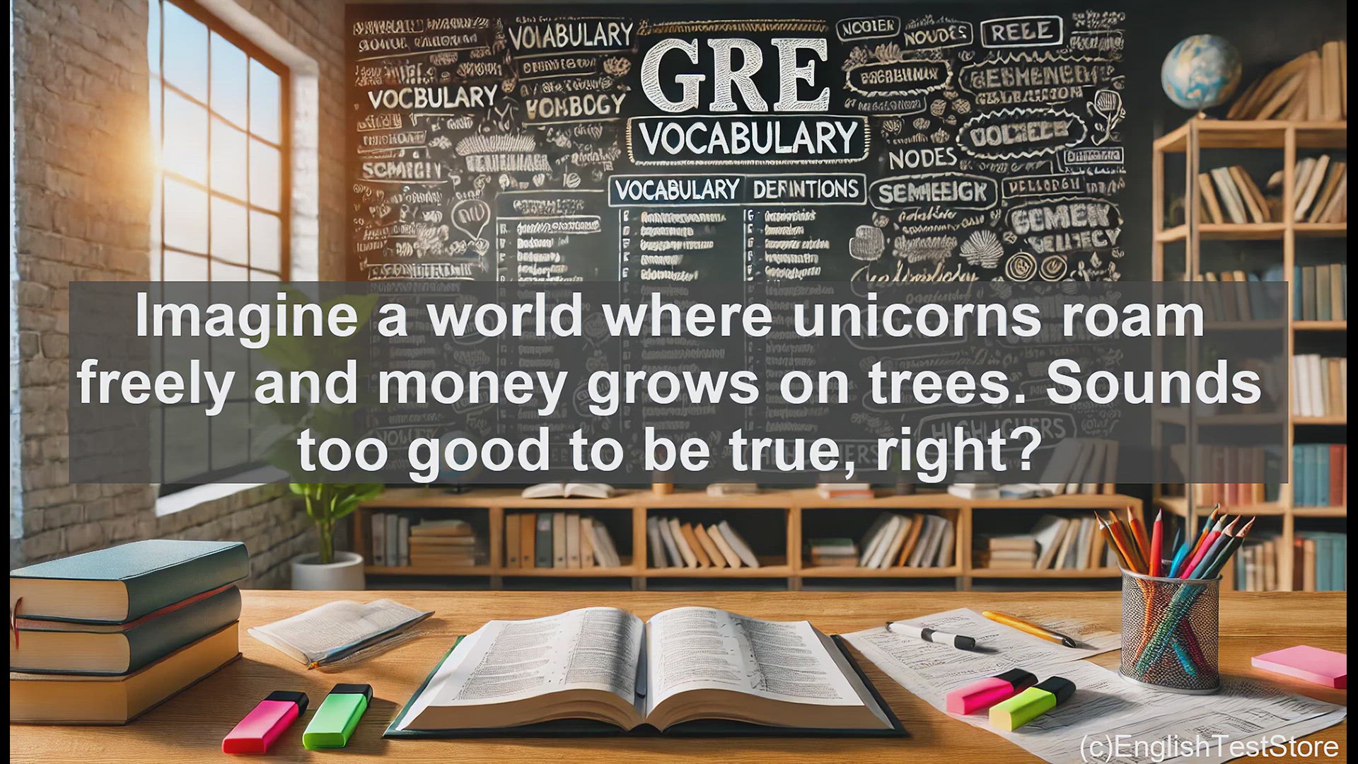 'Video thumbnail for GRE Vocabulary Lesson: Exploring the Meaning of Fictitious'