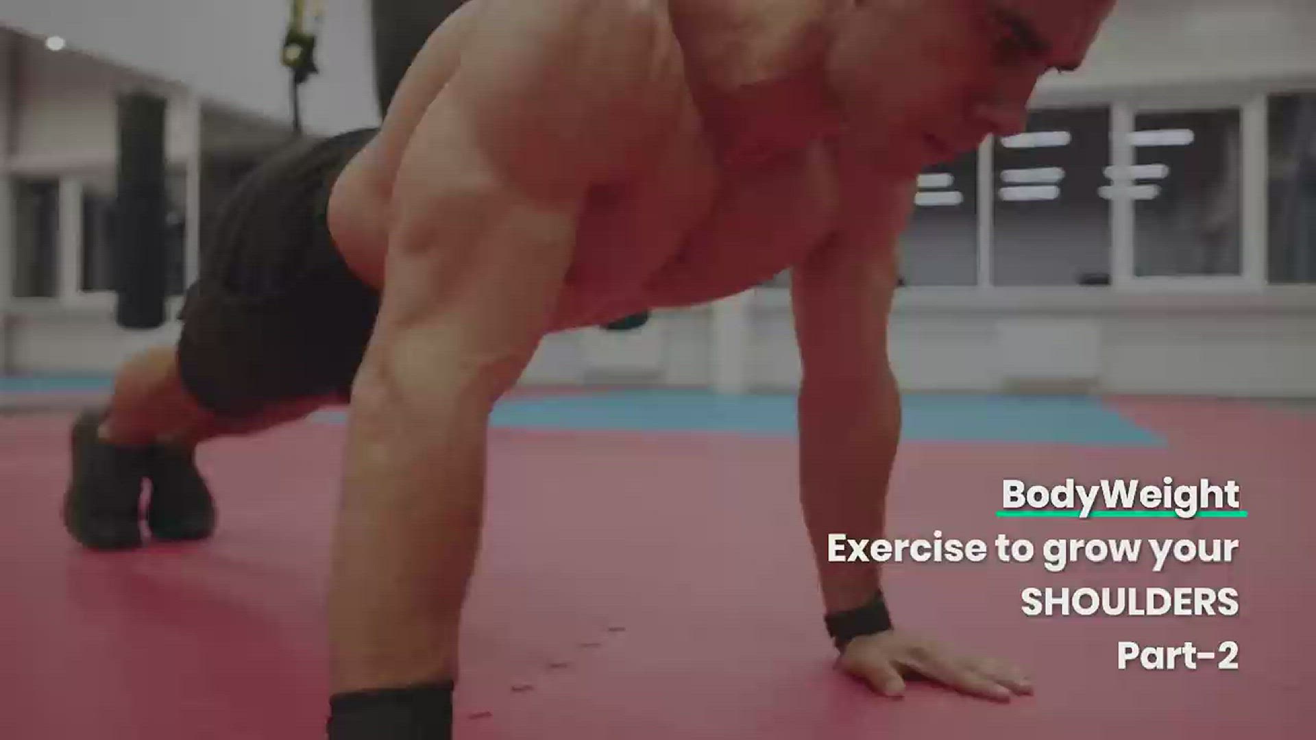 'Video thumbnail for Best bodyweight exercises to build your shoulders | Part 2'