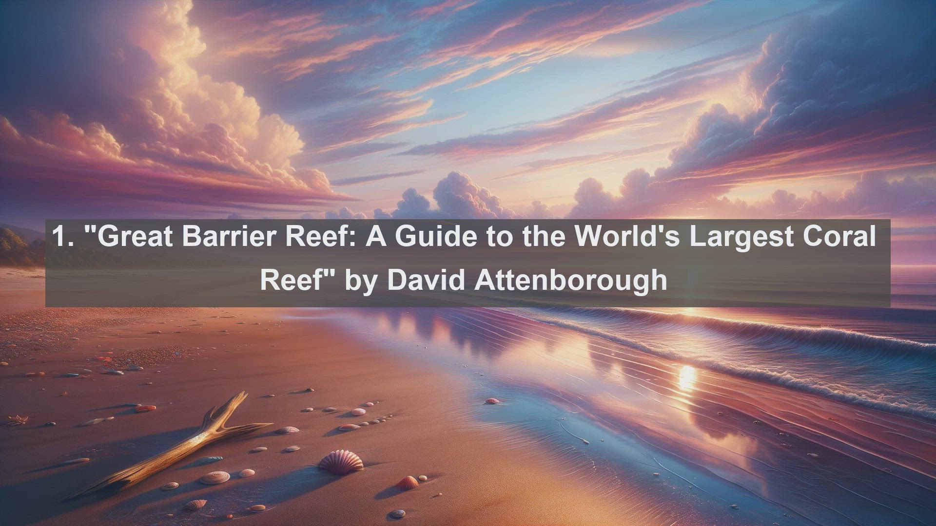 'Video thumbnail for Top 10 Australian Novels About the Great Barrier Reef'
