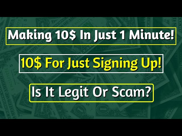 'Video thumbnail for মাত্র ১ মিনিটে ১০ ডলার আয়! (2021) | How To Make 10 Dollars In 1 Minute'