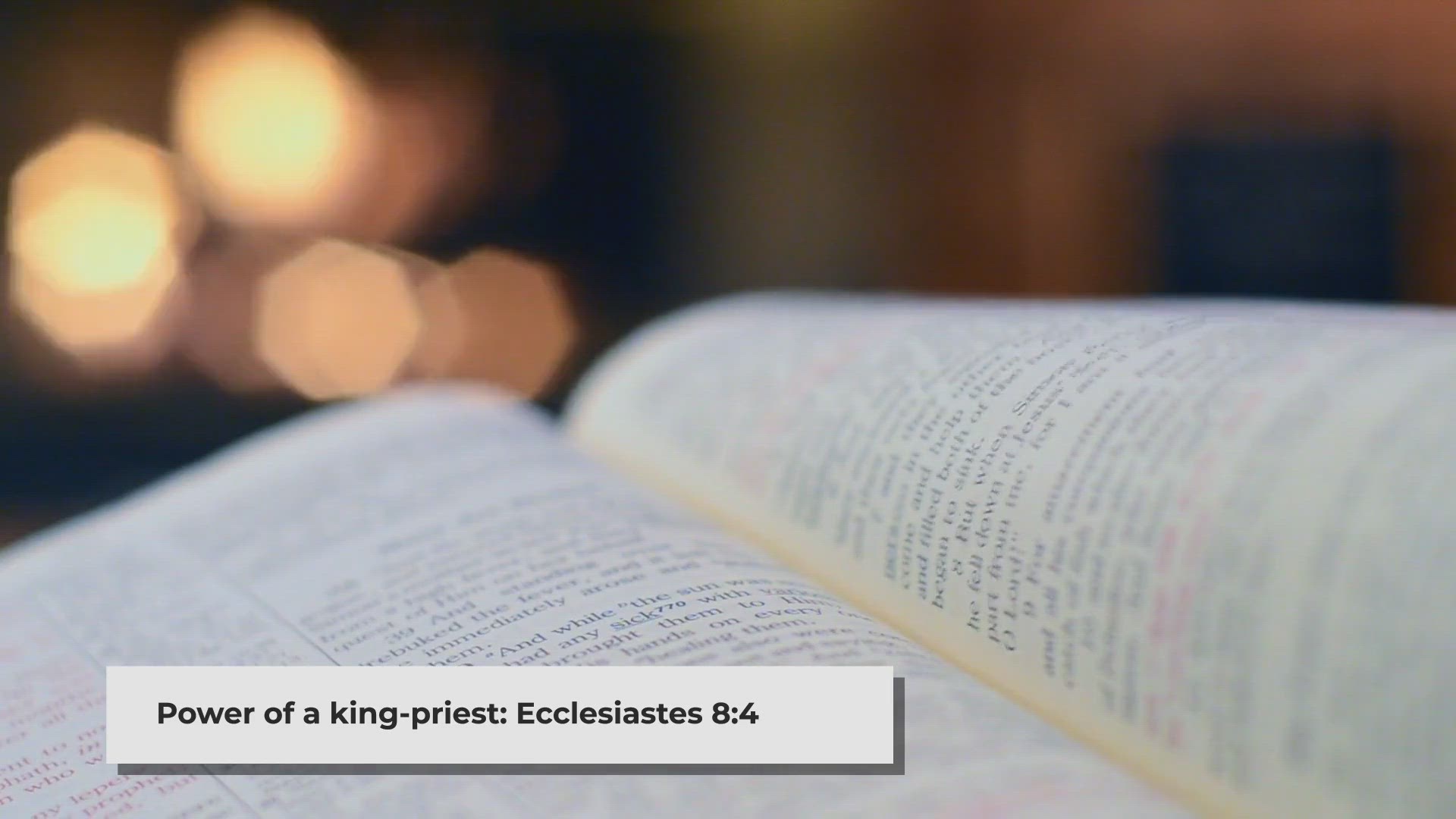 Video thumbnail for Unlocking the Power of Your Words: A Guide for Christian King-Priests