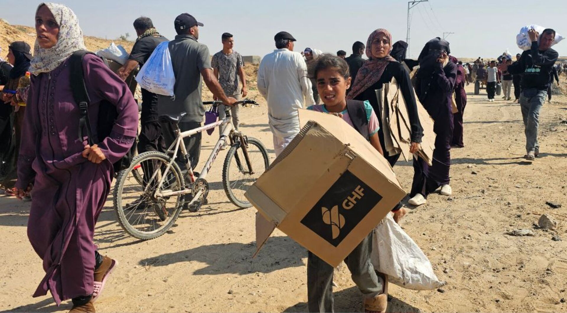 'Video thumbnail for Northern Gaza's starving families queue all night for single meal amid aid collapse'