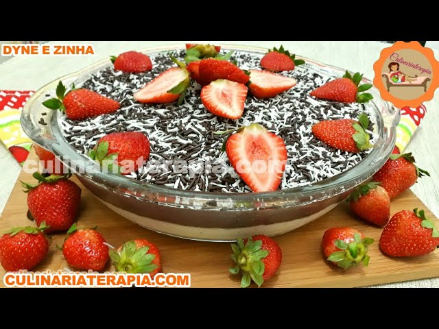 'Video thumbnail for Sobremesa Fácil Prestígio Gelado na Travessa - Culinária Terapia por Dyne e Zinha'