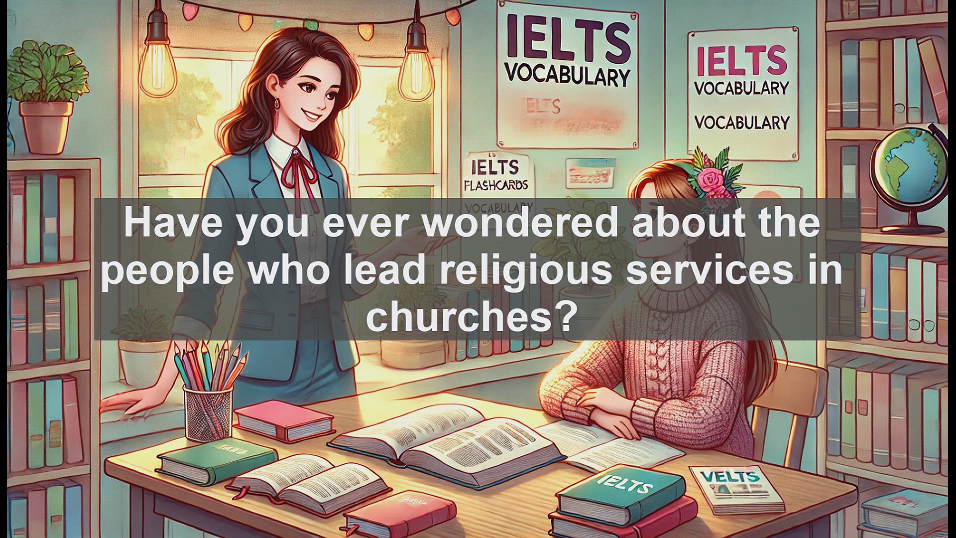 'Video thumbnail for 2500 Must Know IELTS 5.5 Vocabulary - What is a Priest? Understanding Religious Leadership'