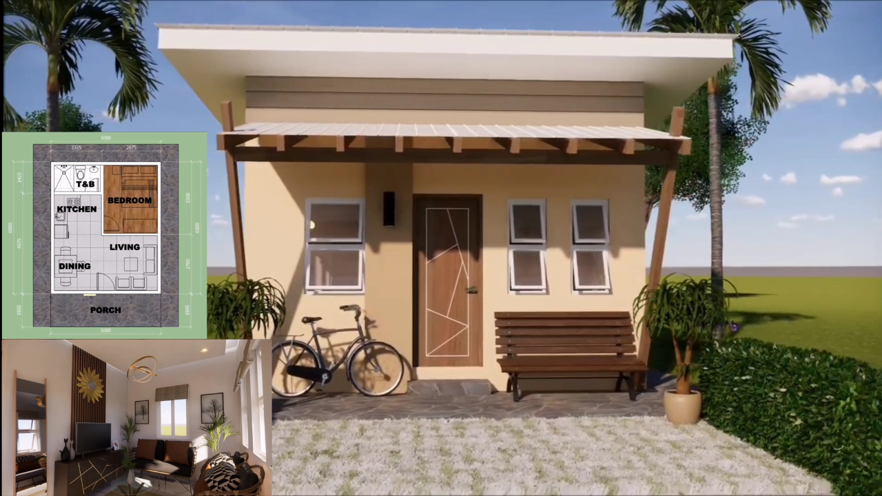 'Video thumbnail for Tiny House Designs And Floor Plans (5x6 Meters)'