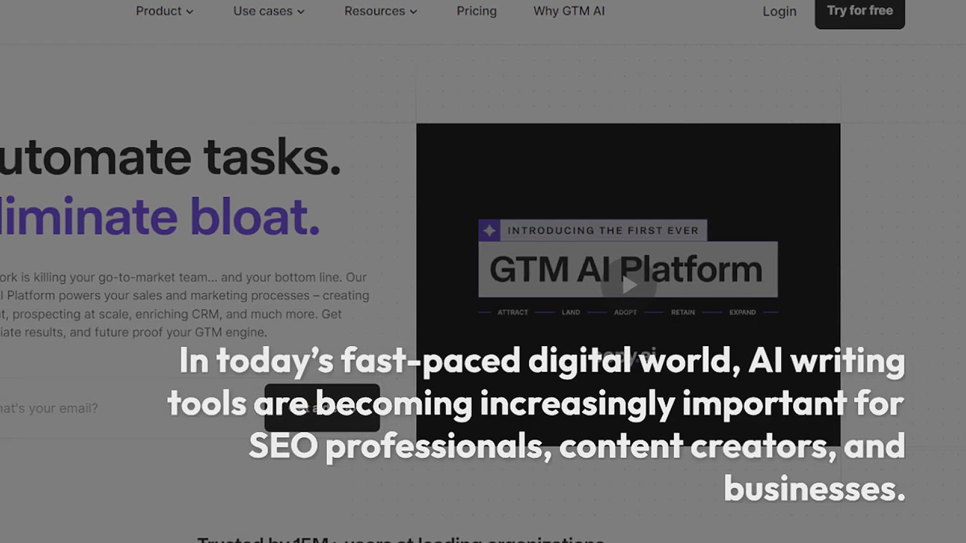 'Video thumbnail for Top 10 AI Writing Tools of 2024: A Comprehensive Guide'