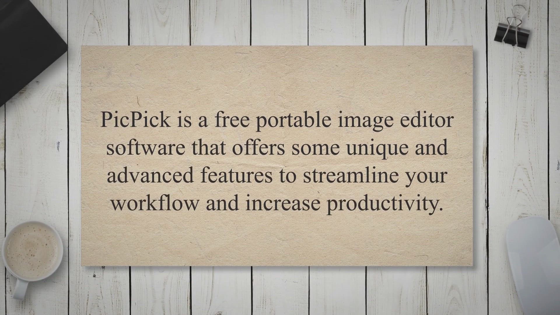 'Video thumbnail for PicPick: An All-in-One Screen Capture and Image Editing Tool'
