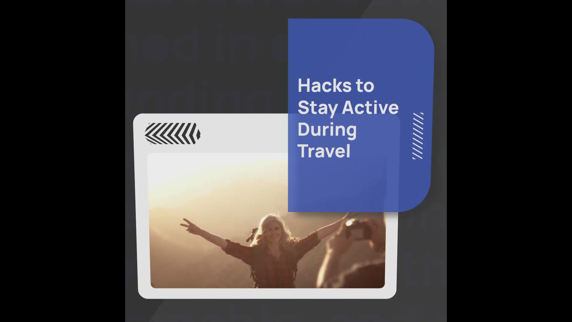 'Video thumbnail for Hacks to Stay Active During Travel'