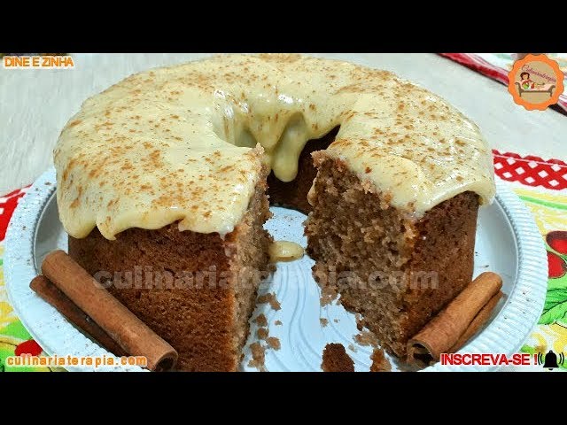 'Video thumbnail for RECEITA DE BOLO DE CANELA FOFINHO MUITO FÁCIL DE FAZER'