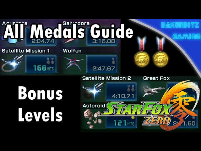 Video thumbnail for [Walkthru] Star Fox Zero | All Medals Guide: Bonus Levels