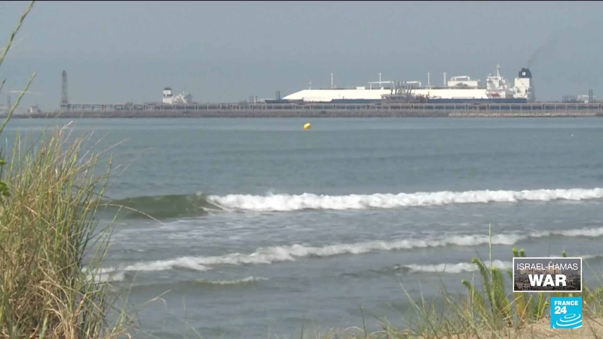 'Video thumbnail for French dock workers block shipment of military material for Israel'