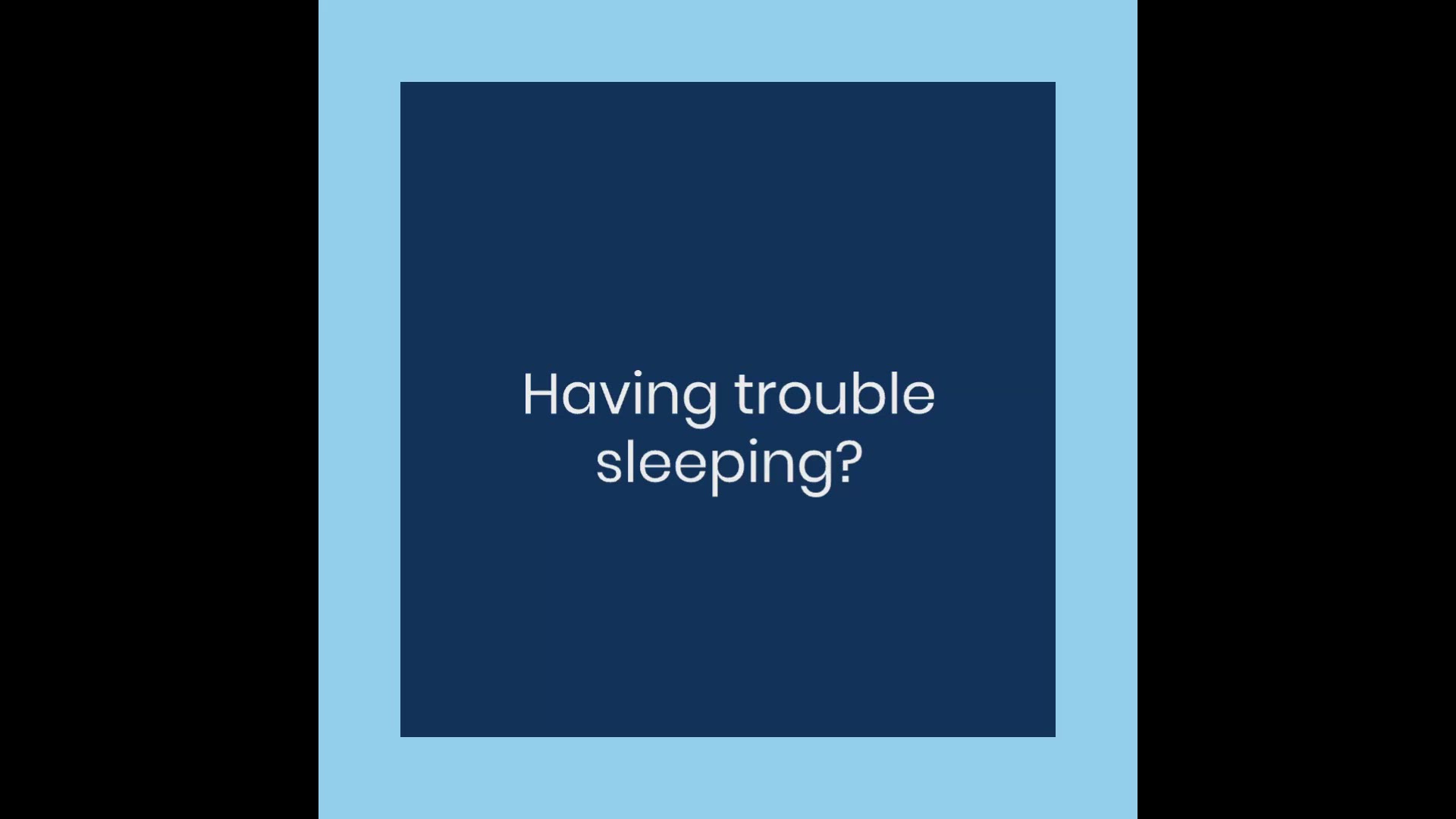 'Video thumbnail for Understanding Sleep Difficulties'