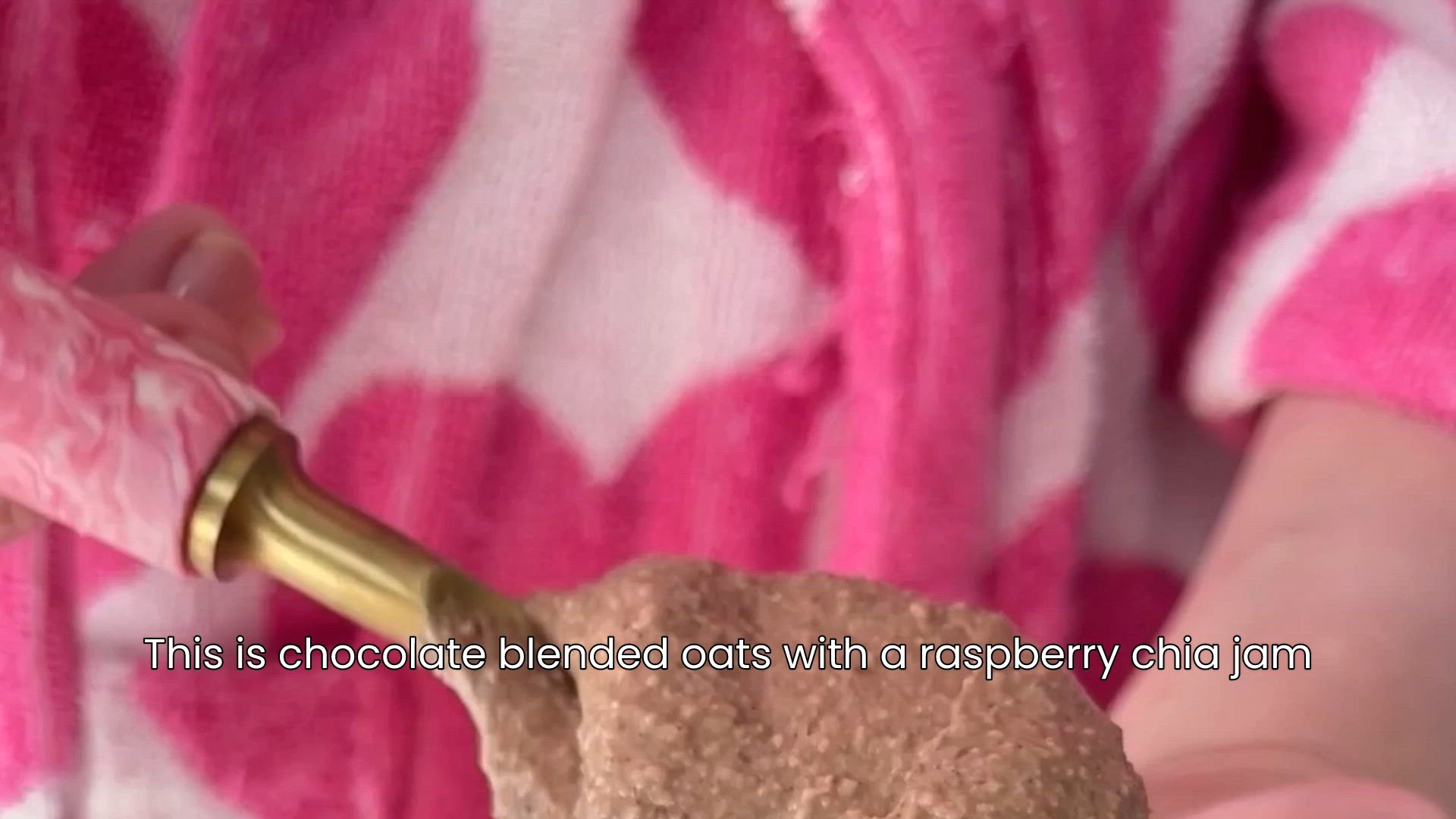 'Video thumbnail for Chocolate Blended Oats with Raspberry Chia Jam'