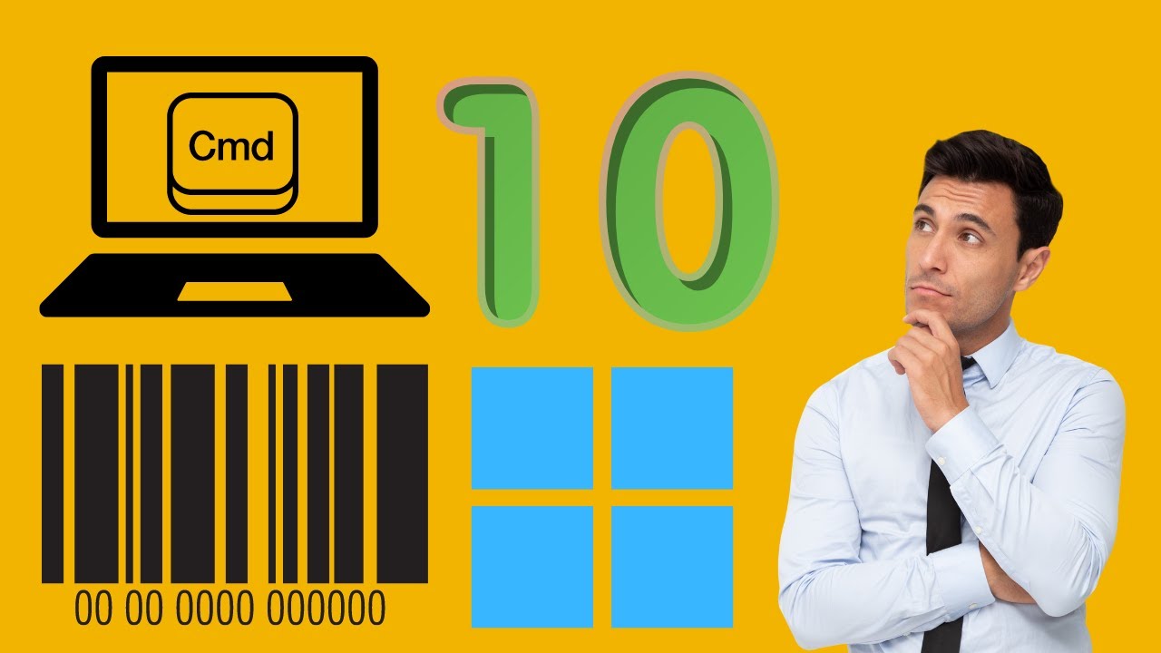 'Video thumbnail for How to Find Computer Serial Number in Windows 11 and 10 using Command Prompt | GearUpWindows'