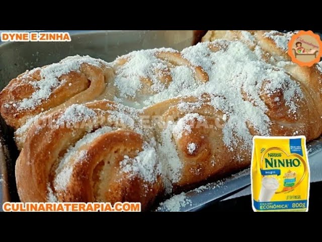 'Video thumbnail for Fatias Húngaras de Leite Ninho Super Fofinhas, Pão Doce Recheado com Creme de Leite Ninho'