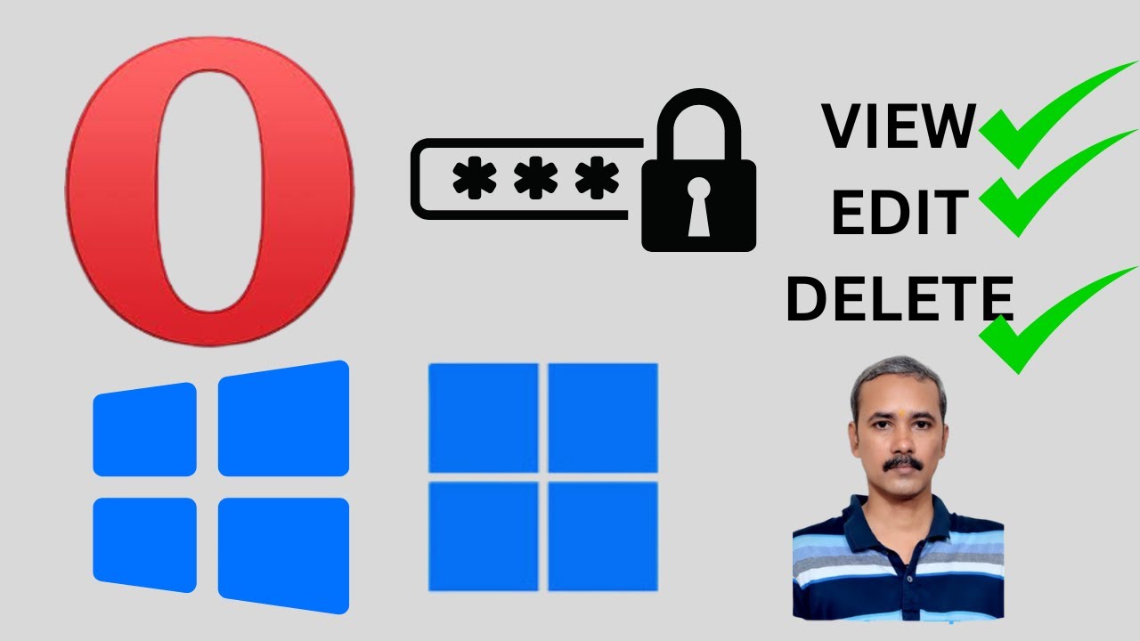 'Video thumbnail for How to View, Edit, and Delete Saved Passwords on Opera on Windows 11 or 10 | GearUpWindows Tutorial'